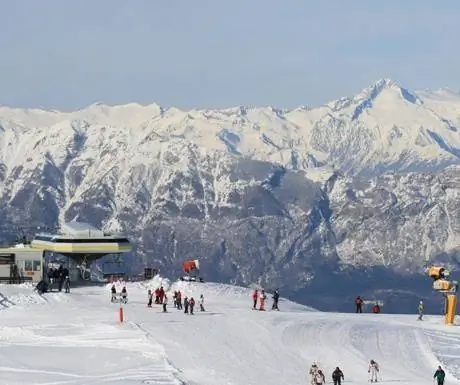 Горнолыжный курорт Фольгария, Италия.