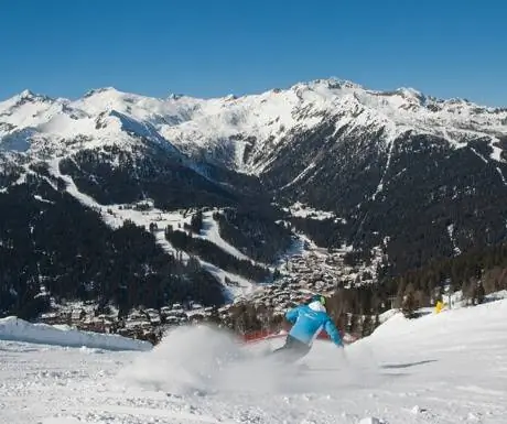 Горнолыжный курорт Мадонна-ди-Кампильо, Италия.