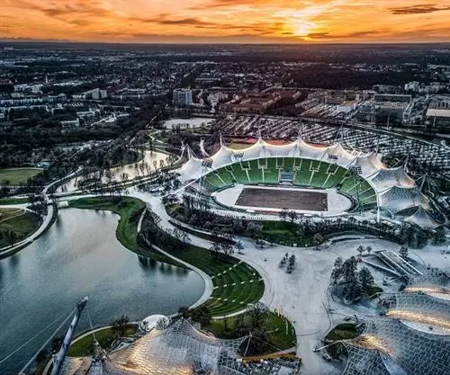 Фотография недели: Олимпийский стадион Мюнхена, Германия