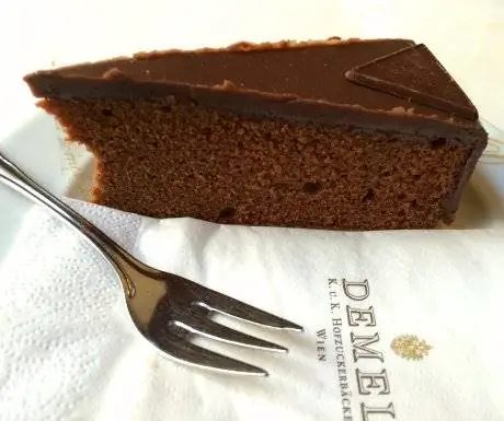 Австрийские торты: торт Захер от Demel