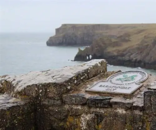 Дикое купание в заливе Барафандл, Южный Пембрукшир.