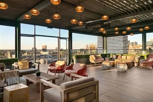 Atlanta-Boutique-Hotel-Glenn-Hotel-SkyLounge, бутик-отели Атланты