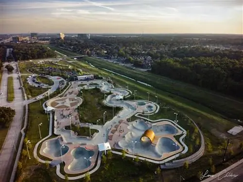 Классный скейтпарк в Северном Хьюстоне, Техас