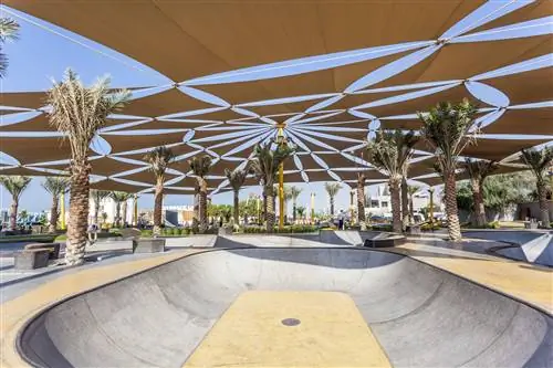 Скейтпарк в Дубае под названием Dubai X