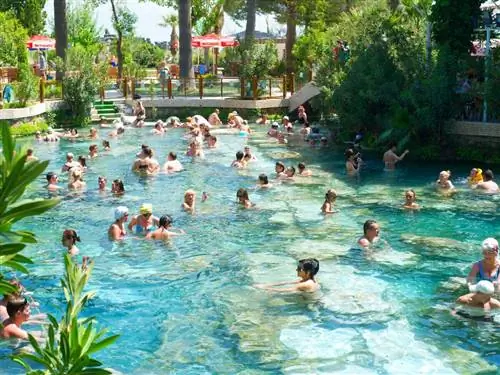 Как посетить бассейн Клеопатры в Памуккале, Турция