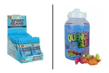 Quench Gum Vs. Спортивные бобы: Битва спортивных конфет