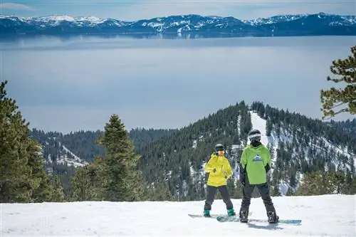 Урок на горнолыжном курорте Даймонд Пик