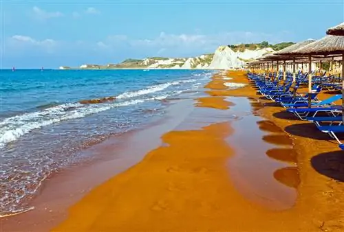 Греция пляж Ионическое море