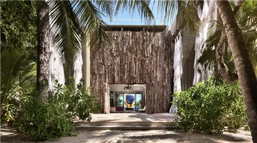 экстерьер с пальмами