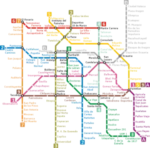 На всех линиях метро в Мехико