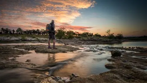 восход солнца в Сан-Маркосе, штат Техас