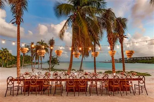Свадебный стол в Conrad Tulum