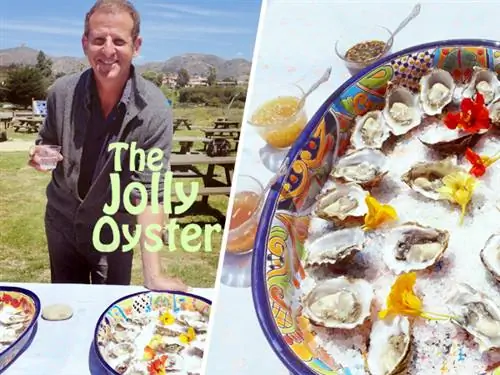 Экологически чистые морепродукты в ресторане Jolly Oyster, Вентура, Калифорния