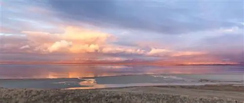 Панорама Соленого озера и Огдена