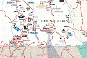 Карта Паудер-Хайвей