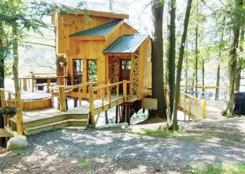 7 хижин в отдаленных горах недалеко от Нью-Йорка для зимнего отдыха