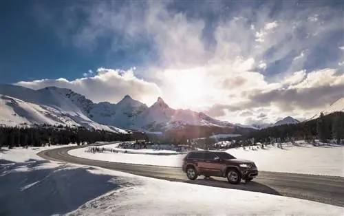Icefields Parkway Джаспер Канада зима