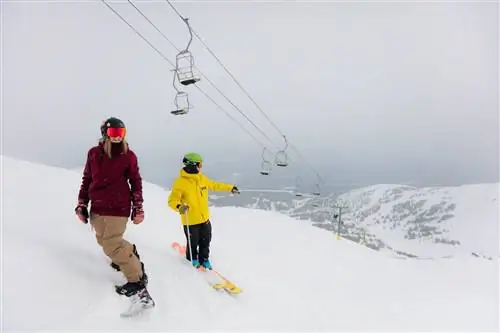 Катание на лыжах Marmot Basin Jasper Canada