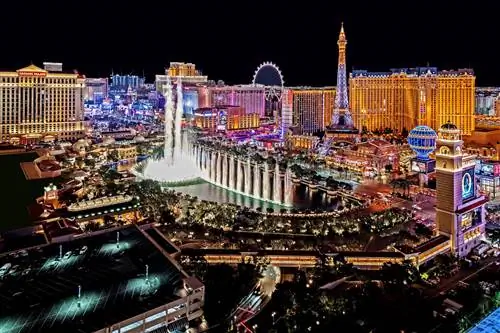 Лас-Вегас Невада 2019 01 27 панорамный вид на Лас-Вегас-Стрип