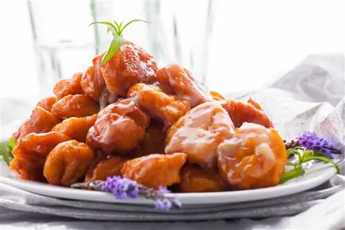 Тарелка тыквенных оладий