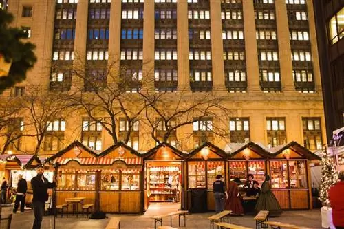 Кристкиндлмаркет в Чикаго