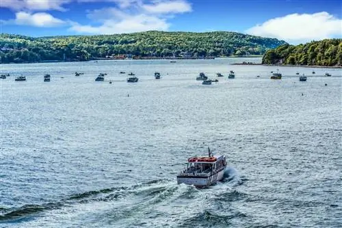 Бар-Харбор на побережье штата Мэн