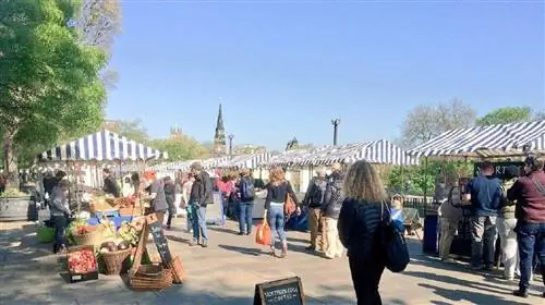 Фермерский рынок в Эдинбурге, Шотландия