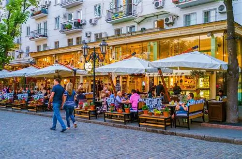 Закусочные в центре Одессы, Украина