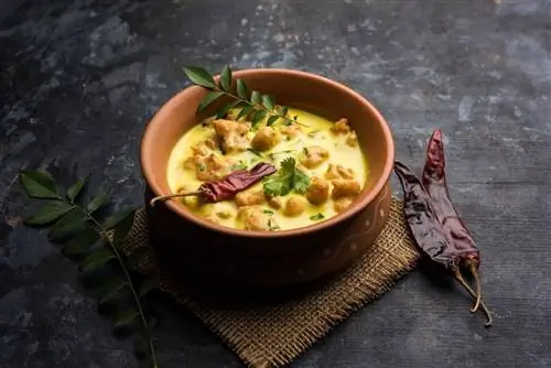 Традиционный желтый карри из Индии