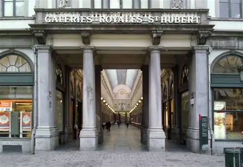 Galeries Royales Saint-Hubert в Брюсселе