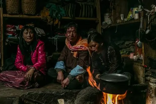 Летний горный домик пастуха яков