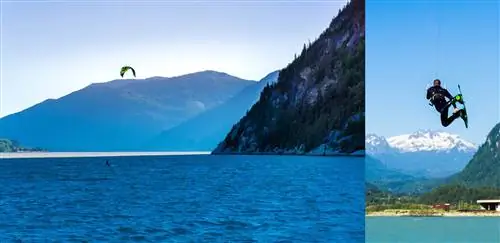 Вы определенно не хотите пропустить посещение The Spit in Squamish - это рай для кайтсерфинга, и это было самым ярким моментом моей поездки. Вы должны пройти по ухабистым, немаркированным гравийным дорогам к оконечности устья Хау-Саунд. Здесь вы найдете уникальную и прохладную атмосферу серфинга с заядлыми кайтерами в окружении безумно потрясающих видов. Я неожиданно появился там в день соревнований, идеальное время. Я был в восторге и часами наблюдал за ними - это было завораживающе. Есть пара кайт-школ, где можно записаться на уроки.