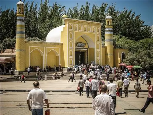 Мечеть Ид Ках, Кашгар, Синьцзян, Китай