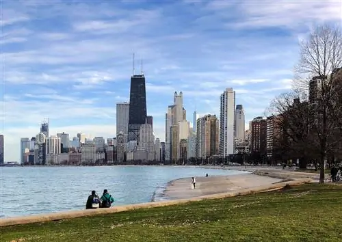 Летний день на озере Мичиган