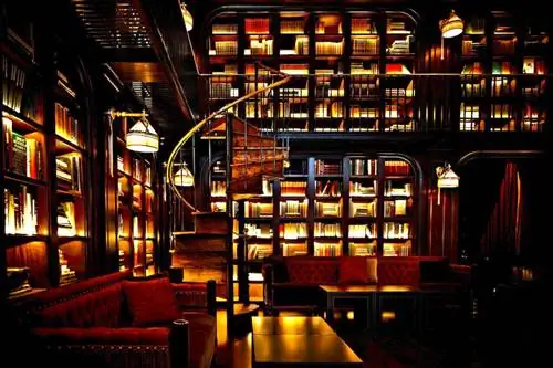 Библиотека The NoMad Hotel в Нью-Йорке