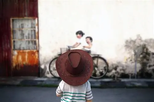 Kid at Penang Street Art, фреска в Пенанге, Джорджтаун