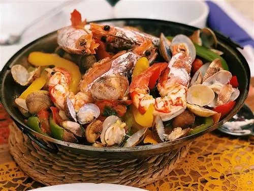 Катаплана Португальское блюдо из морепродуктов