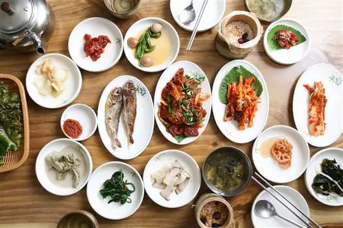 Daetongbap, рис, приготовленный в бамбуке
