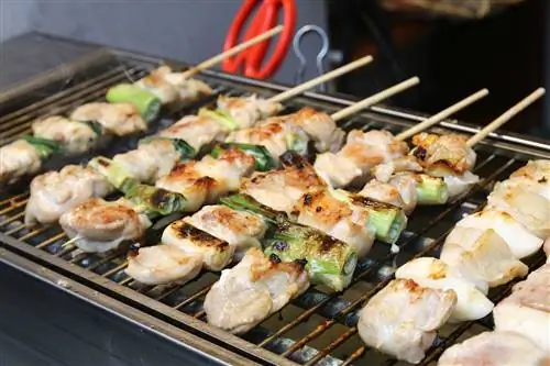 Даккочи, корейские куриные шашлычки