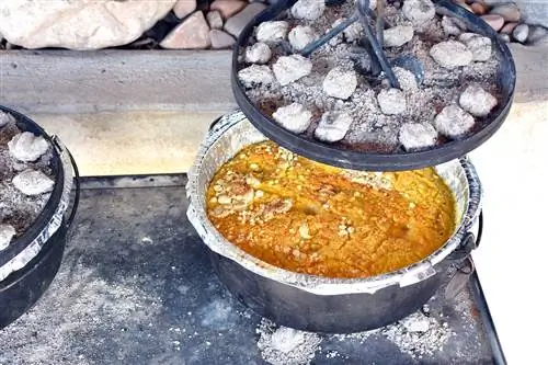 Сапожник готовится в голландской печи