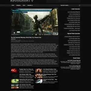 Тема путешествий WordPress TV Revolution