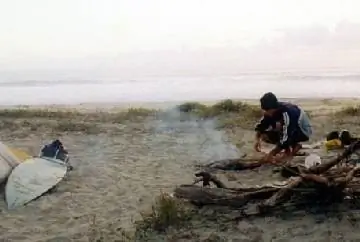 Как разбить лагерь на пляже