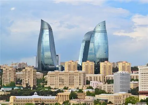 Баку, Азербайджан, имеет самую передовую архитектуру в мире
