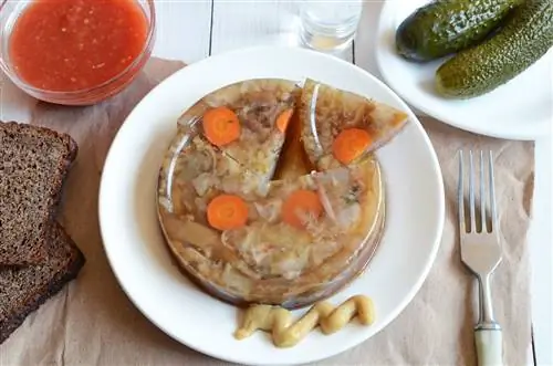 традиционная украинская кухня Холодец