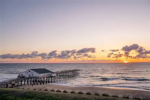 7 прекрасных восходов и закатов на Внешних берегах Северной Каролины