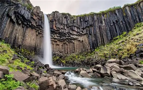 Свартифосс, Скафтафетль, Национальный парк Ватнайокудль
