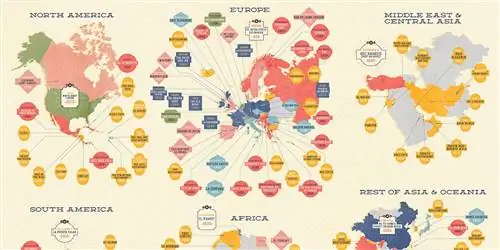 Самые старые рестораны в мире, нанесенные на карту