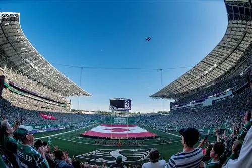 Riders New Mosaic Stadium Регина Саскачеван