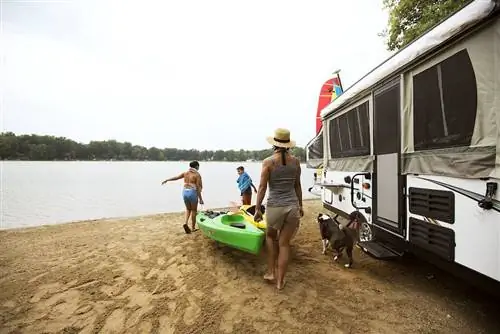 RVing на открытом воздухе