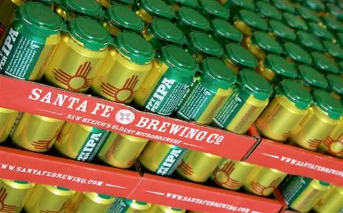 Пивоваренная компания Санта-Фе, Нью-Мексико, не используйте повторно